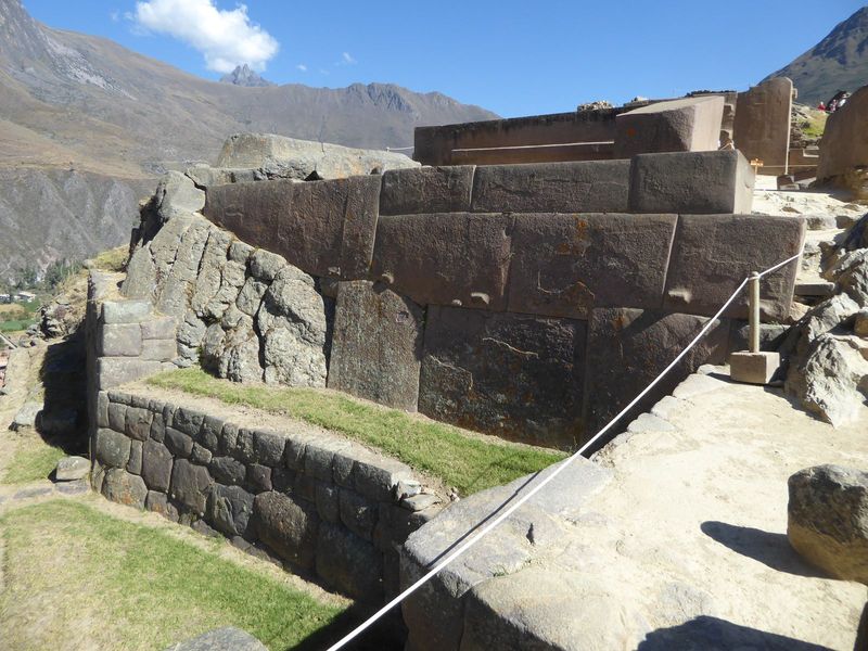 We're approaching what's called the Sun Temple, though nobody knows what it would have looked like if the Inca had stayed long enough to fin