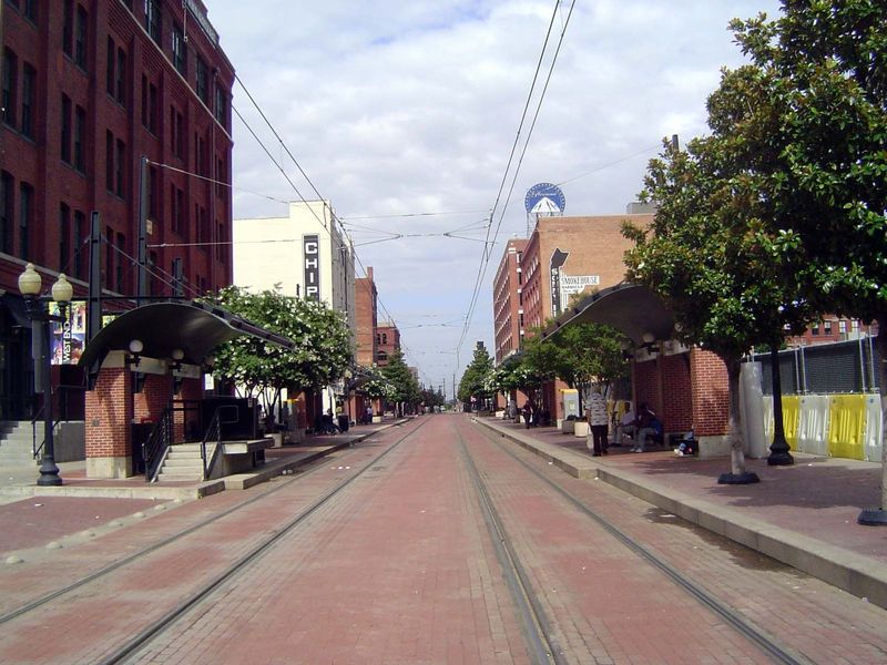 DART tracks. The Chipotle sign is the same one shown in the previous picture.