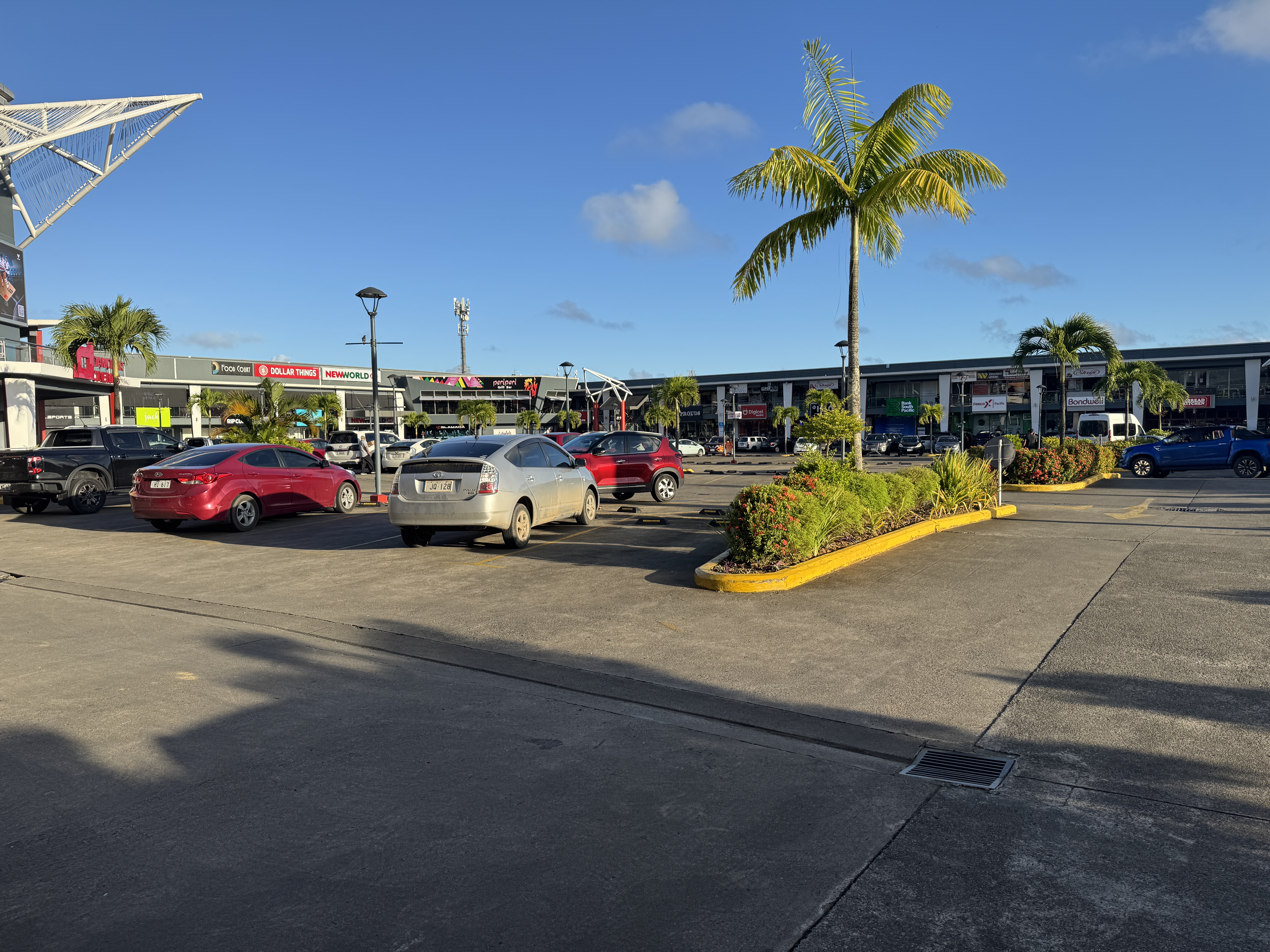 I've moved 1.5 miles southeasterly to Damodar City, an Indian-owned shopping center that opened in 2013.