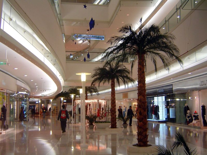 The Plaza 66 mall, Nanjing Xilu's fanciest. It comes with two highrises. Here's how the designers, Frank C.Y. Feng and associates, explained