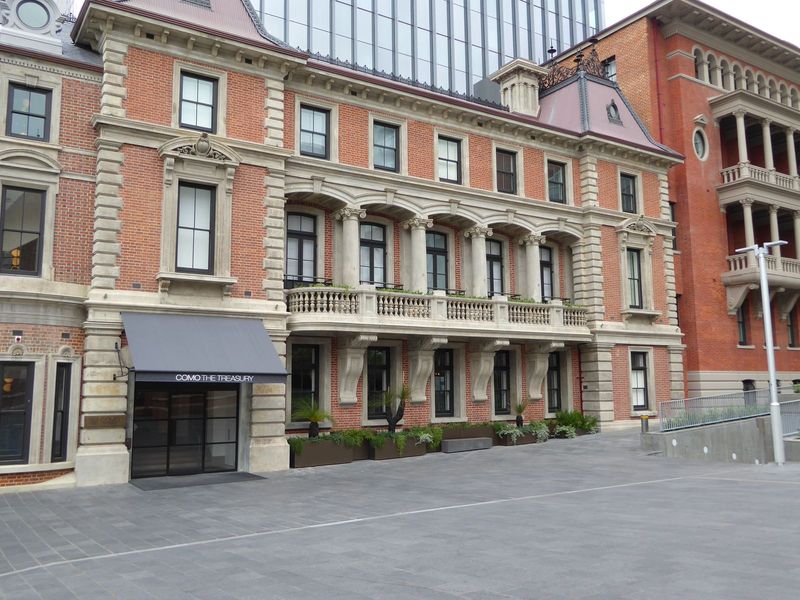 Jewell also designed what used to be the Government of Western Australia's office building. It operates now as a hotel with the weird name o