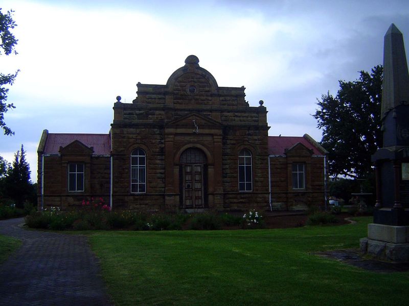 Yet another town that uses local stone to great advantage: Ficksburg.