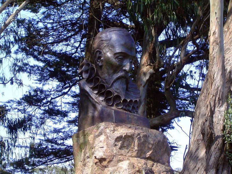A meditative Cervantes, of whom the boy knew nothing but whom he took as a fixed part of the landscape, a navigation aid.