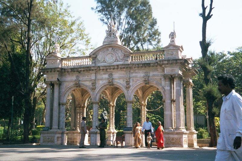 We've taken a cab and gone north to the old Victoria Gardens now Jijabai Udyan, on the far side of the Byculla district. Here, adjoining the