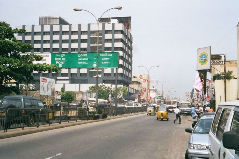 A mile to the south of the last picture: Galle Road is no longer the semi-rural road is was even 50 years ago. Until very recently there was