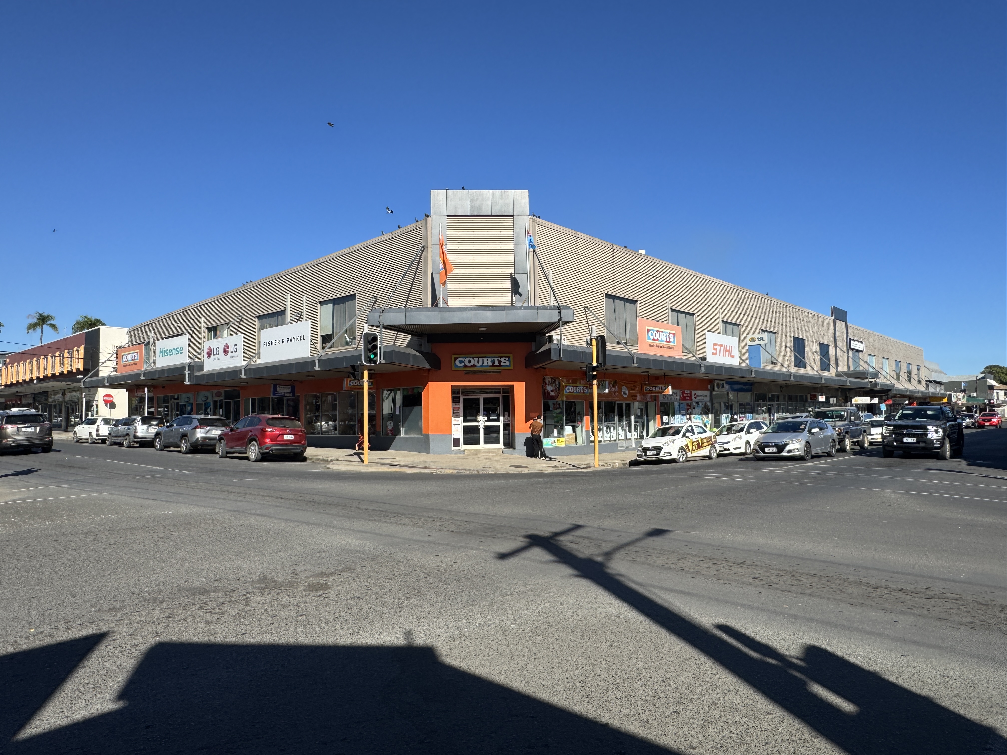 A department store belonging to the same company that owns the huge old Harbour Front in Suva.
