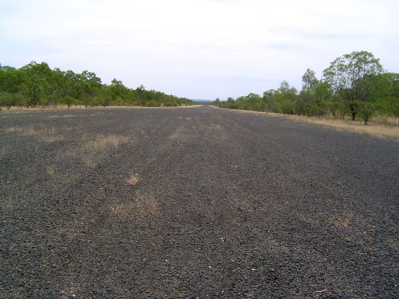 The runway.