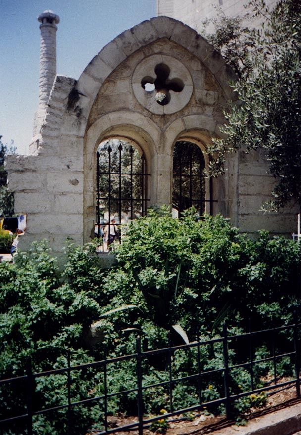Another fragment of the school, which was built to the characteristically high standards adopted by the Europeans who settled around Jerusal
