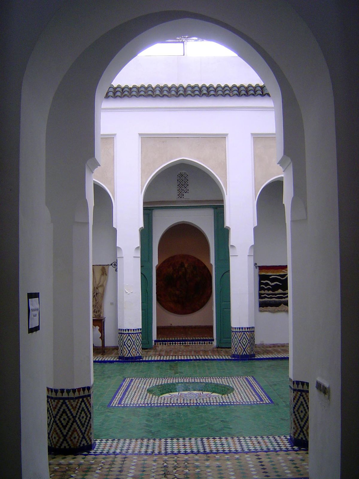 Small courtyard.