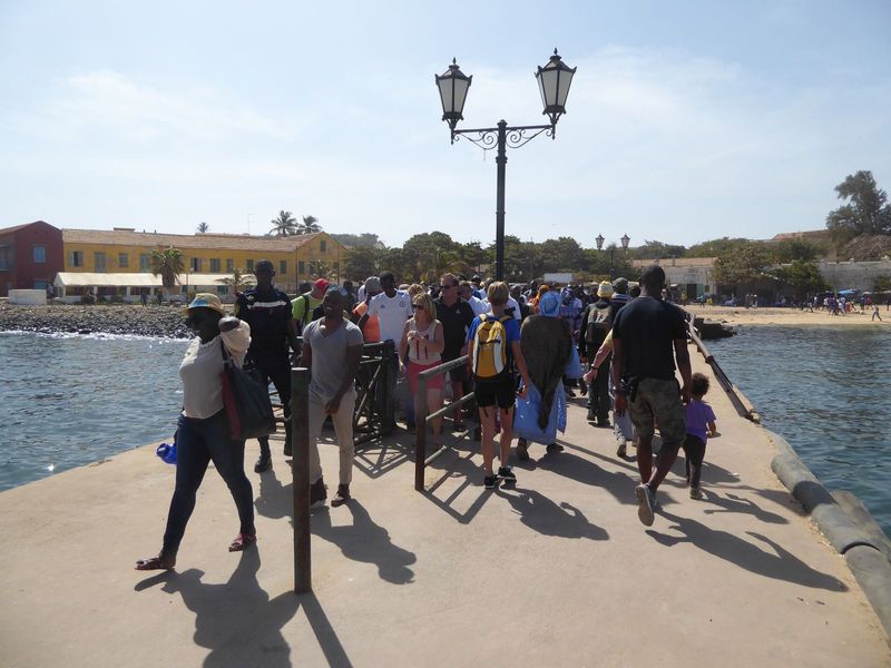 Judging from the lamp posts, people have been coming and going for a while—now almost entirely on day trips.
