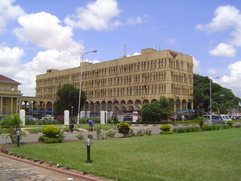 The Secretariat was designed so that wings could be added. They weren't. Instead, this block came along, not to mention the Government Compl