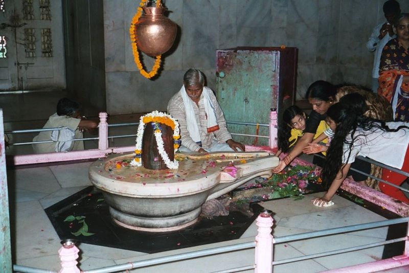 The important temples are off-limits to non-Hindus, but here's an exception: the Vishvanath Temple on the campus of Benares Hindu University