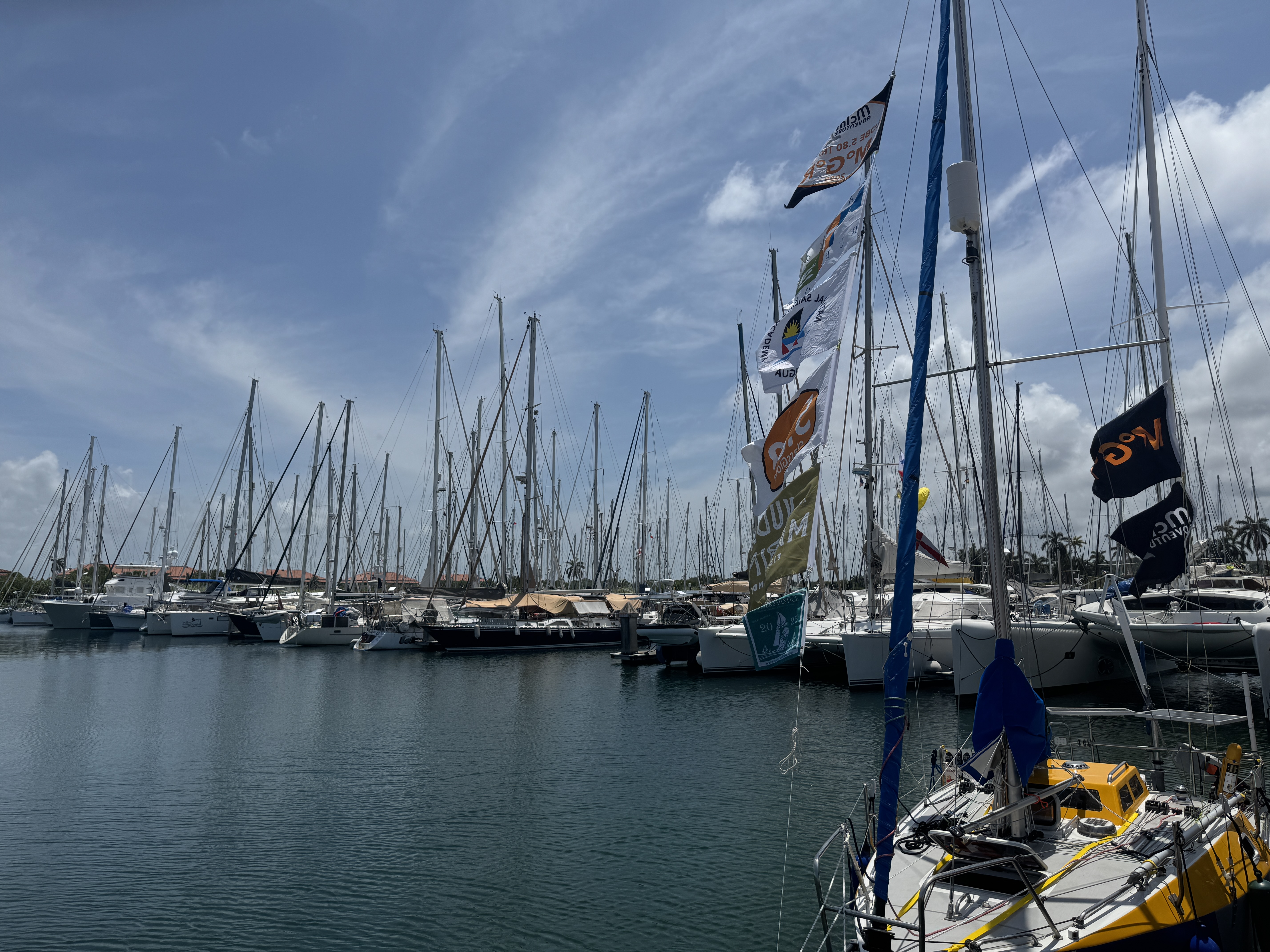 Part of Fort Sherman has been privatized and made into the Shelter Bay Marina.