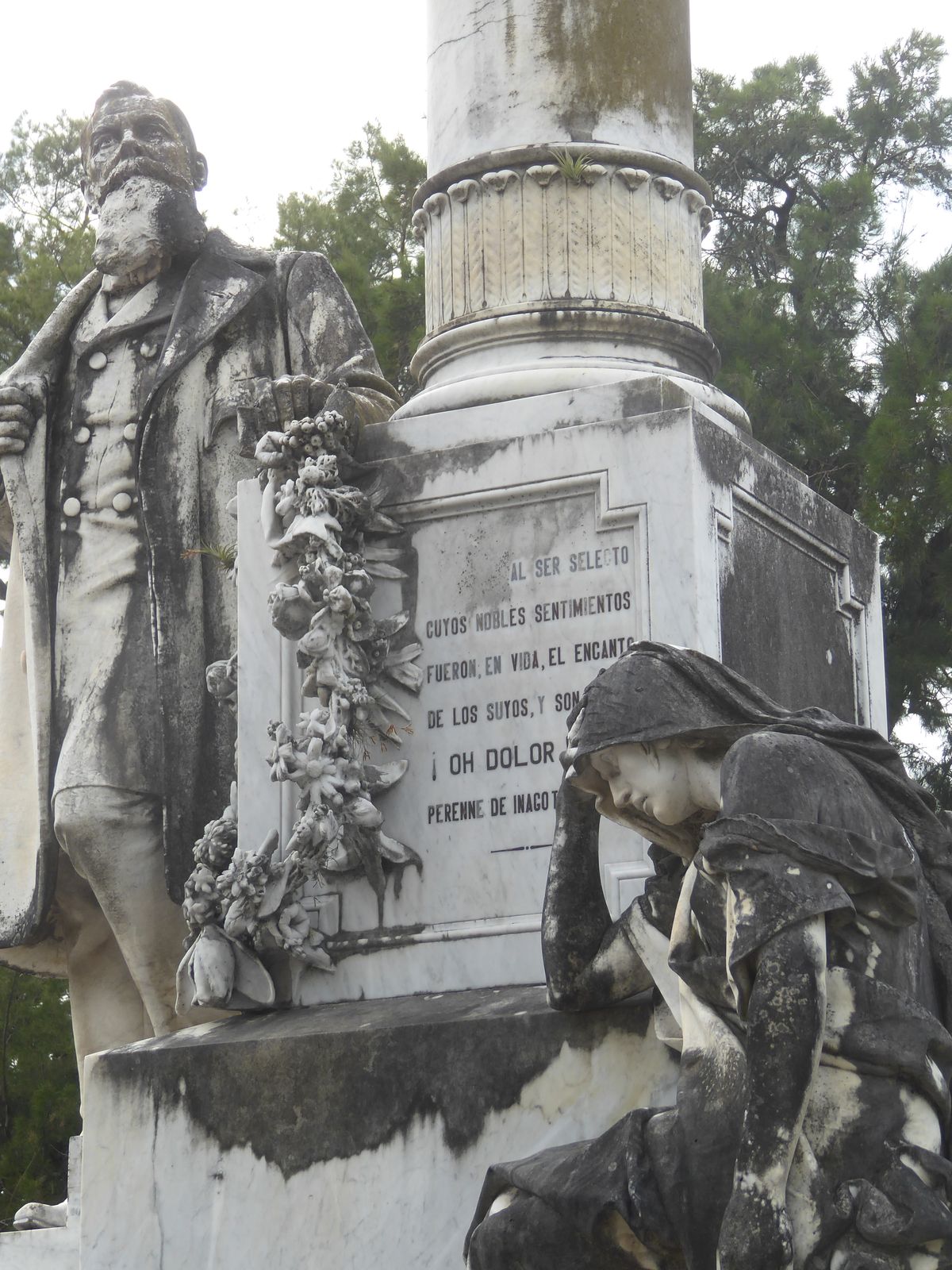 It's the Young family monument, the same Youngs who funded the Teatro Young in town.