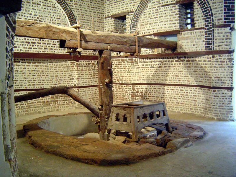 Olive press.