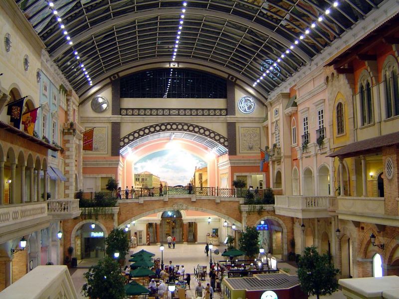 The mall axis.