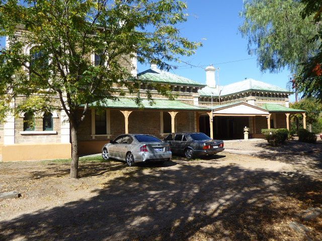 Before you imagine that Riverton blew away, here's its railway station, now operating as a B\&B.