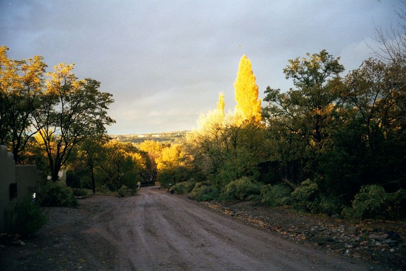 Looks remote, but the neighborhood consists of half-million-dollar adobes, all discretely hidden by the scrub pine. You're already within ea