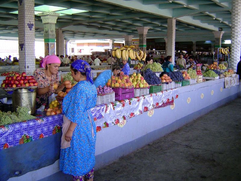 Plenty of fresh fruit.