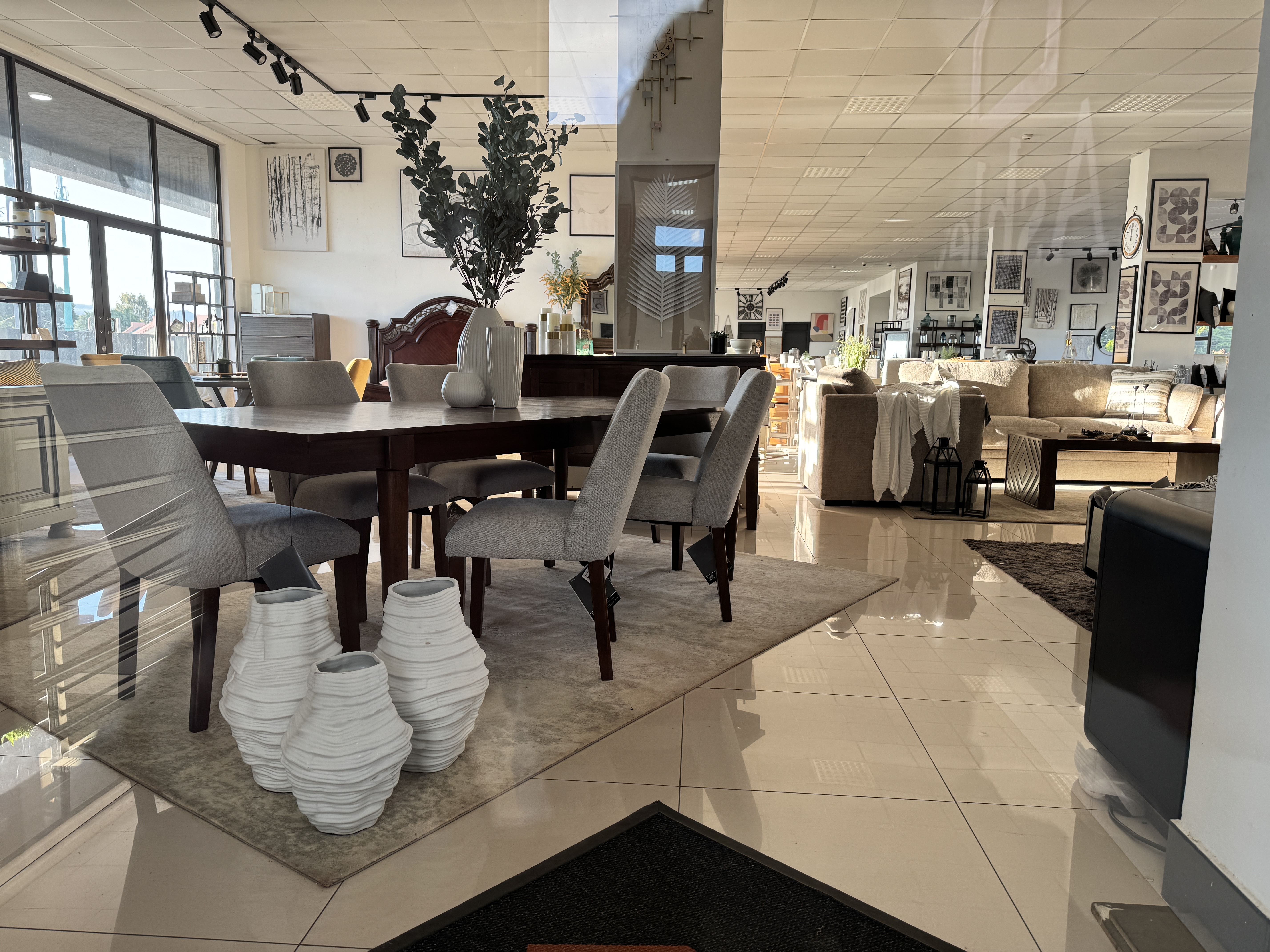 A furniture store in need of customers.