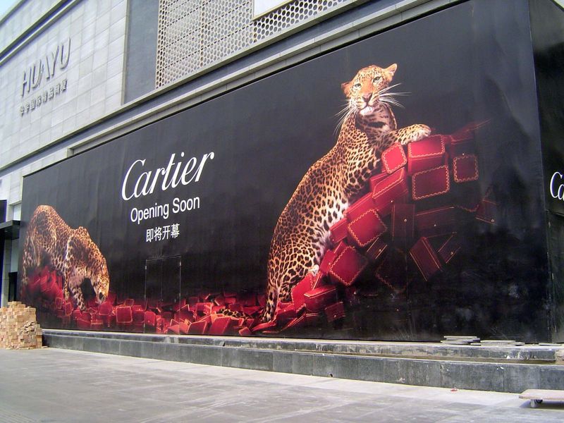 The magnetic attraction of luxury brands, for the moment at least foreign.