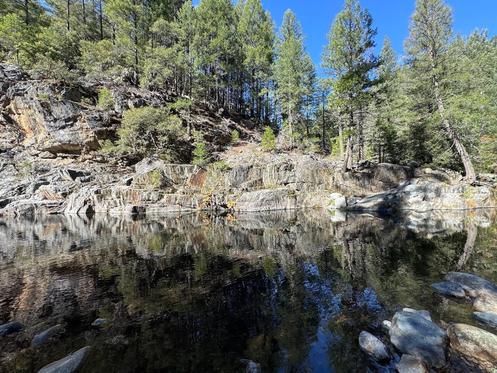 Little bit of paradise?  We're heading up the North Yuba another dozen miles to Sierra City.