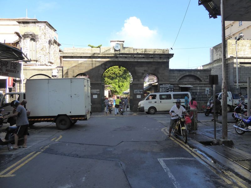Here's the entrance to what was called the bazaar. It was built in the 1840s by John Augustus Lloyd. Early in his career, he had met and wor
