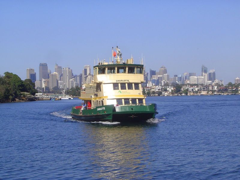 Another jump: we've come over to the tip of the Hunters Hill peninsula, about a 20-minute ride from the Circular Quay wharf.