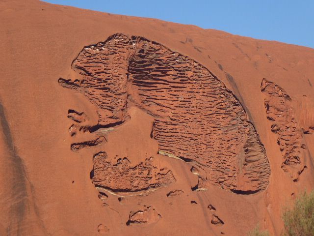 There are simpler versions which call this cave simply the camp of the old Mala or hare-wallaby men. For example, see Mountford, p. 84.

For