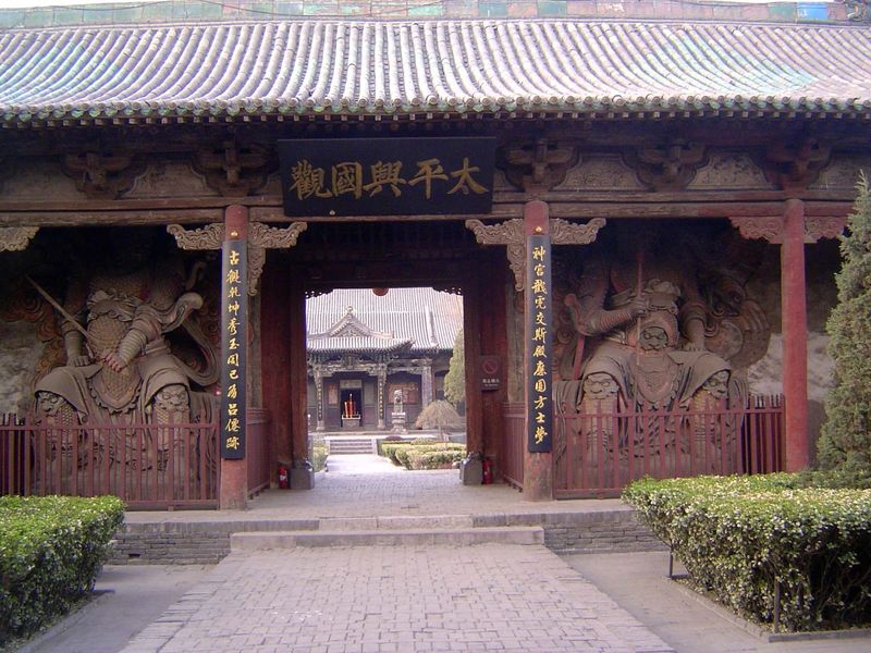 The grandest complex in the city is probably the Taoist Temple, built originally in 757 and rebuilt in 1065, since when it has been called t