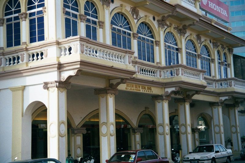You can imagine the scenario, illustrated here on Jalan Penang. You think the old neighborhood is intact.