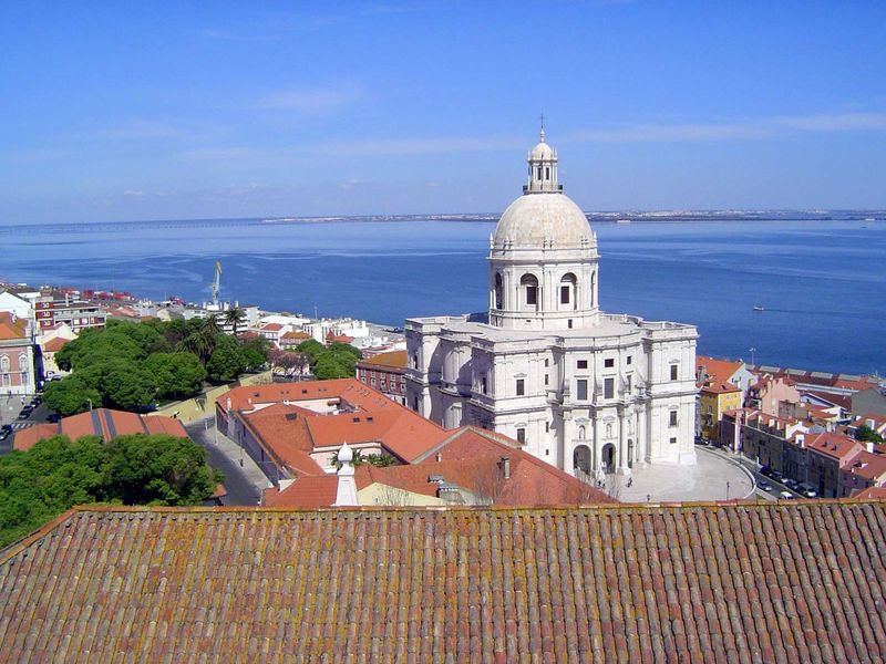 From here you can gaze down on that Pantheon dome.