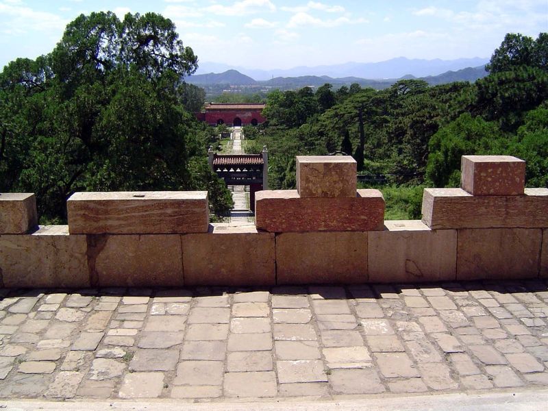 From the spirit tower looking down the imperial way.