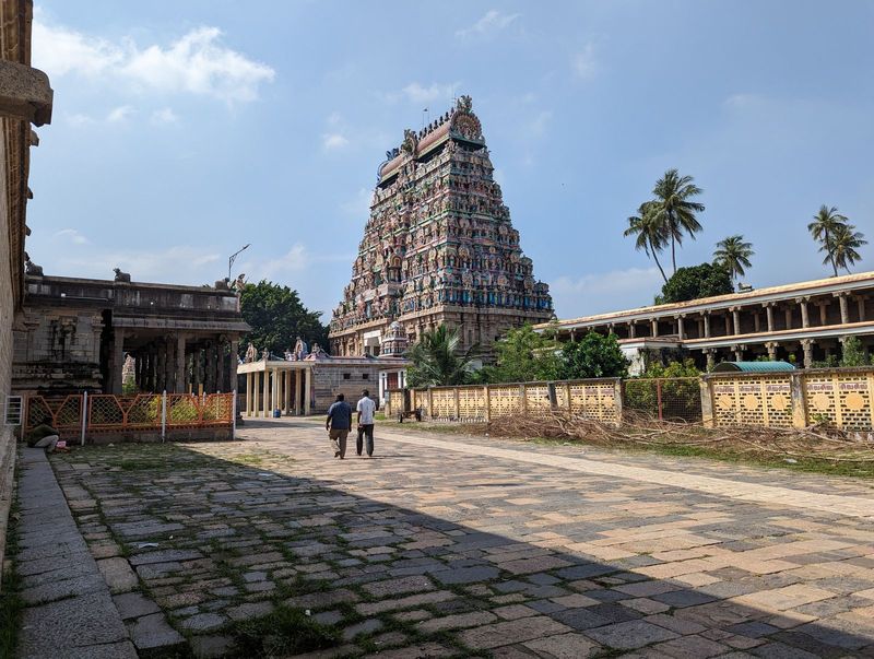 The western gopuram.