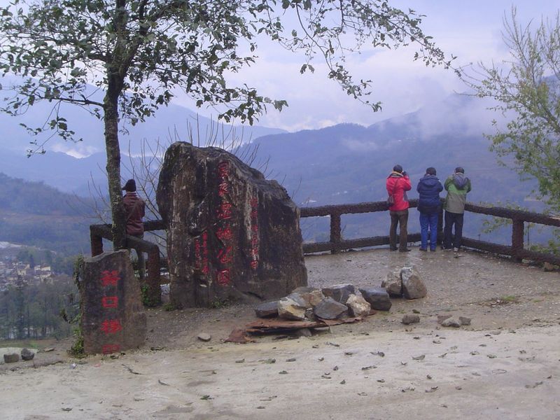 Cloudy weather didn't seem to discourage visitors.