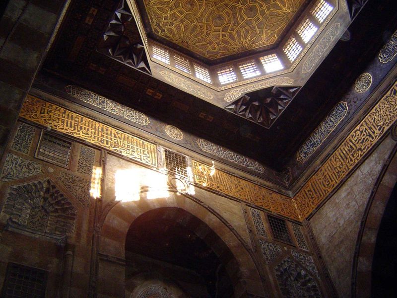 After the shabby outside, the inside is a shock. It was heavily restored in 1896.