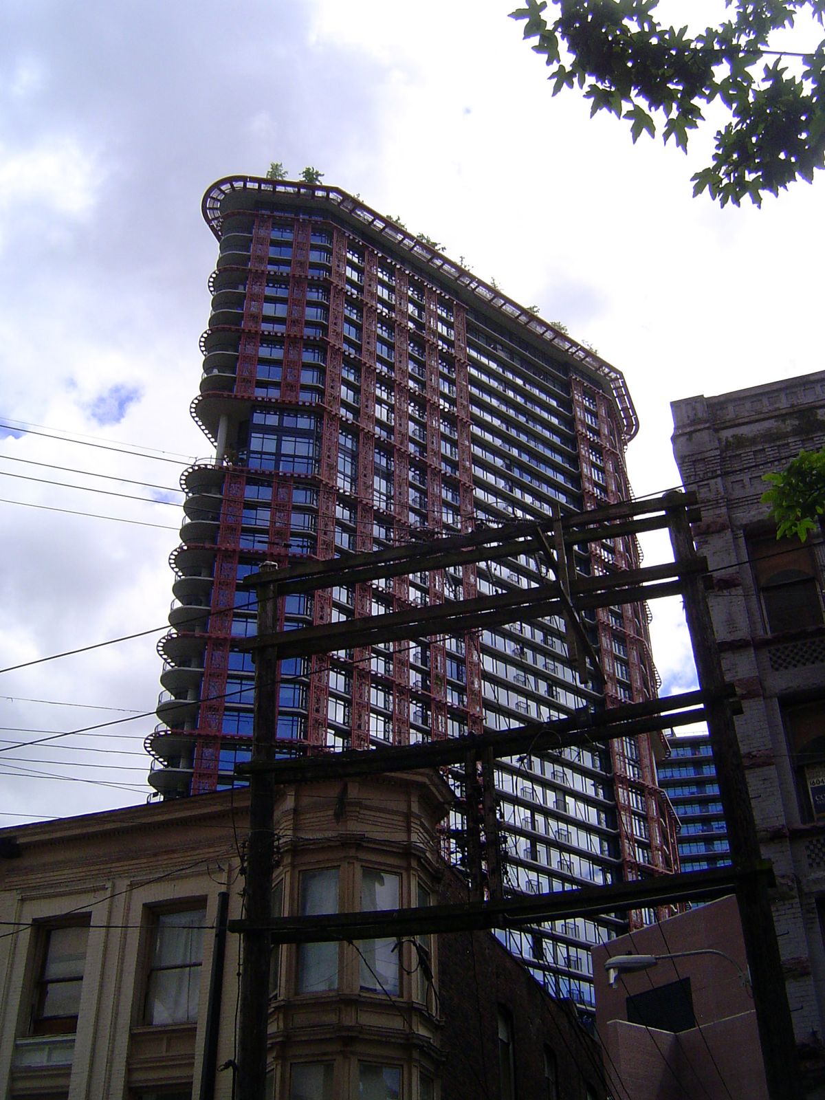 It's part of a redevelopment project on the Woodward's site.