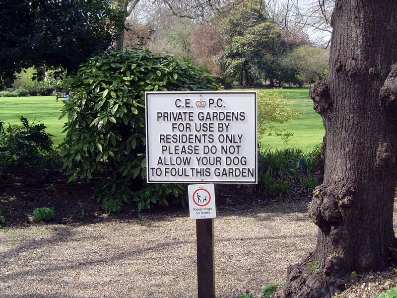 So much for passersby. Even people with keys may lose them if rules aren't obeyed.
