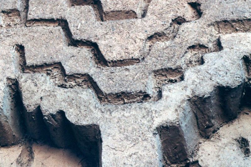 Architectural detail of the wall.