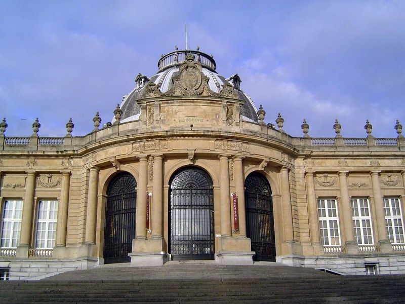 The main entrance.