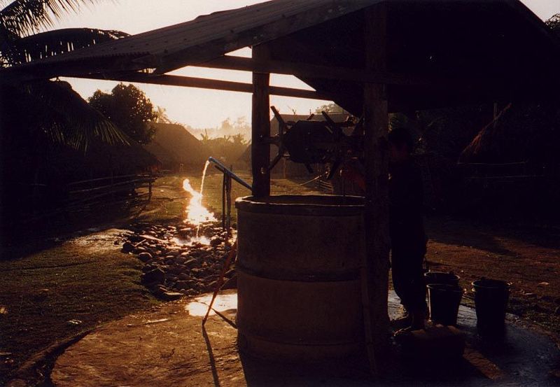 The village pump.