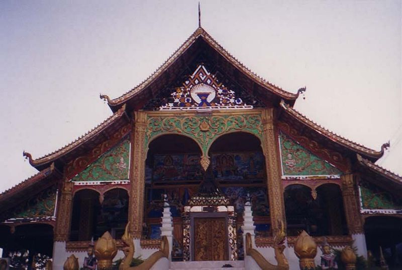 The temple itself.