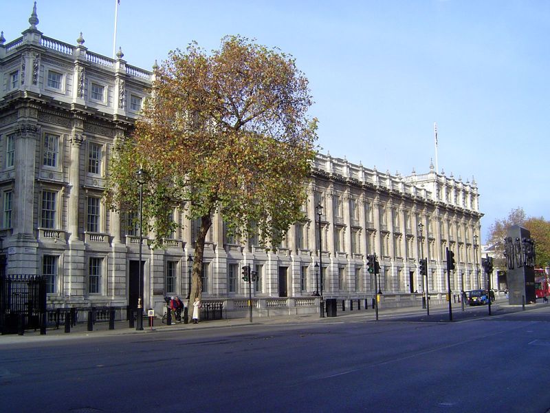 This building, completed in 1847, preceded both of them and was built to house the Home Office, Board of Trade, and Privy Council. If it res