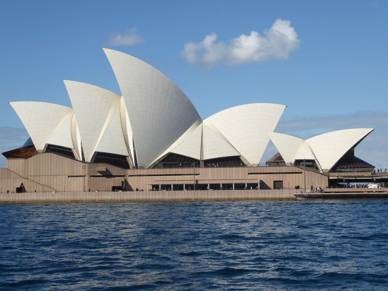 The design was the outcome of a blind competition won in 1957 by an unknown Danish architect, Jørn Utzon, who quit the project in disgust in