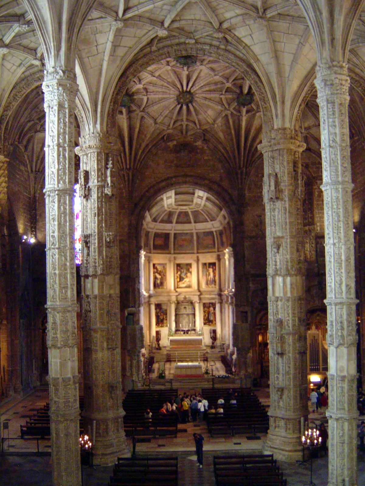 Interior of the church.
