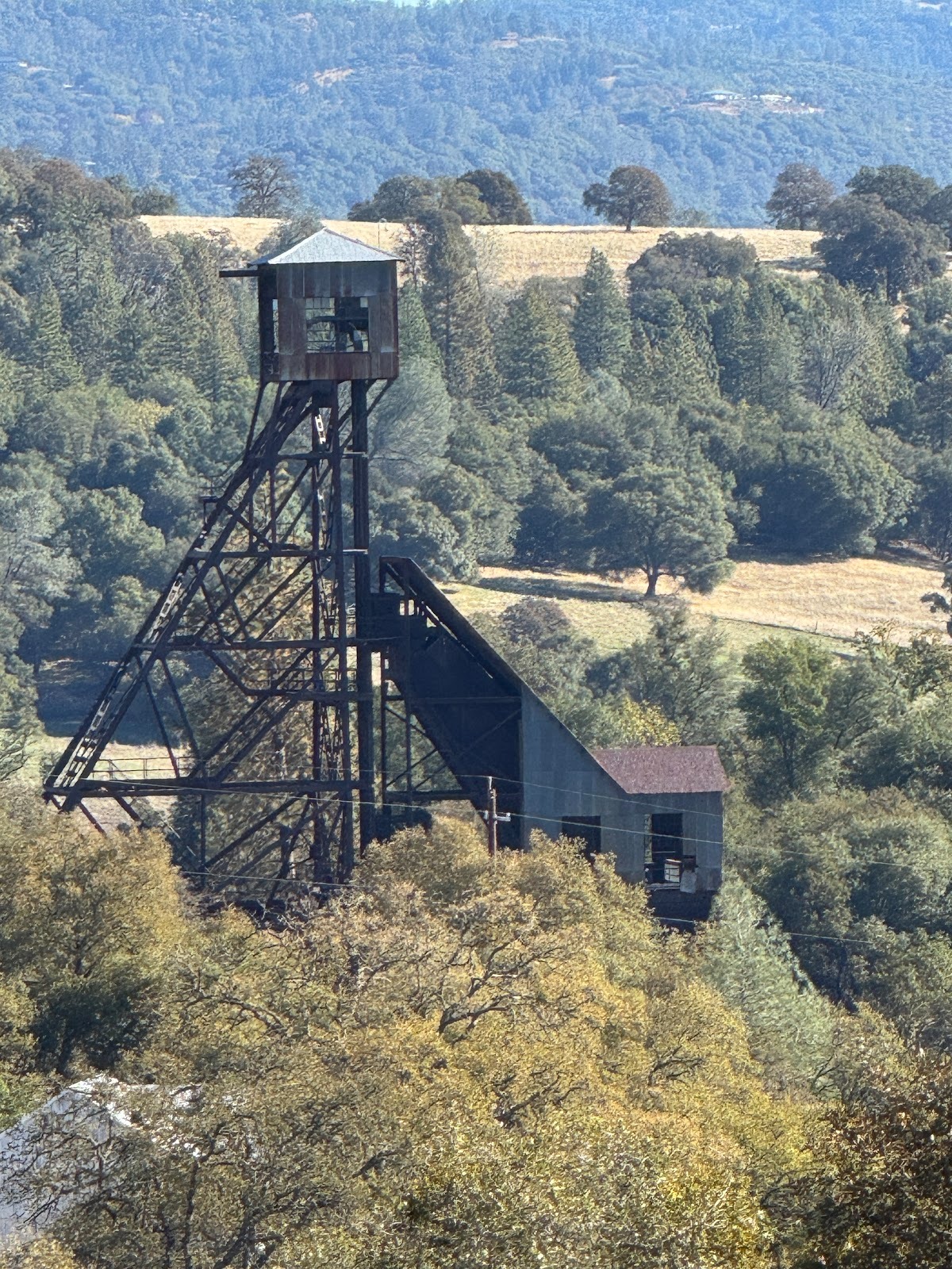 You can see surviving bits from the highway.