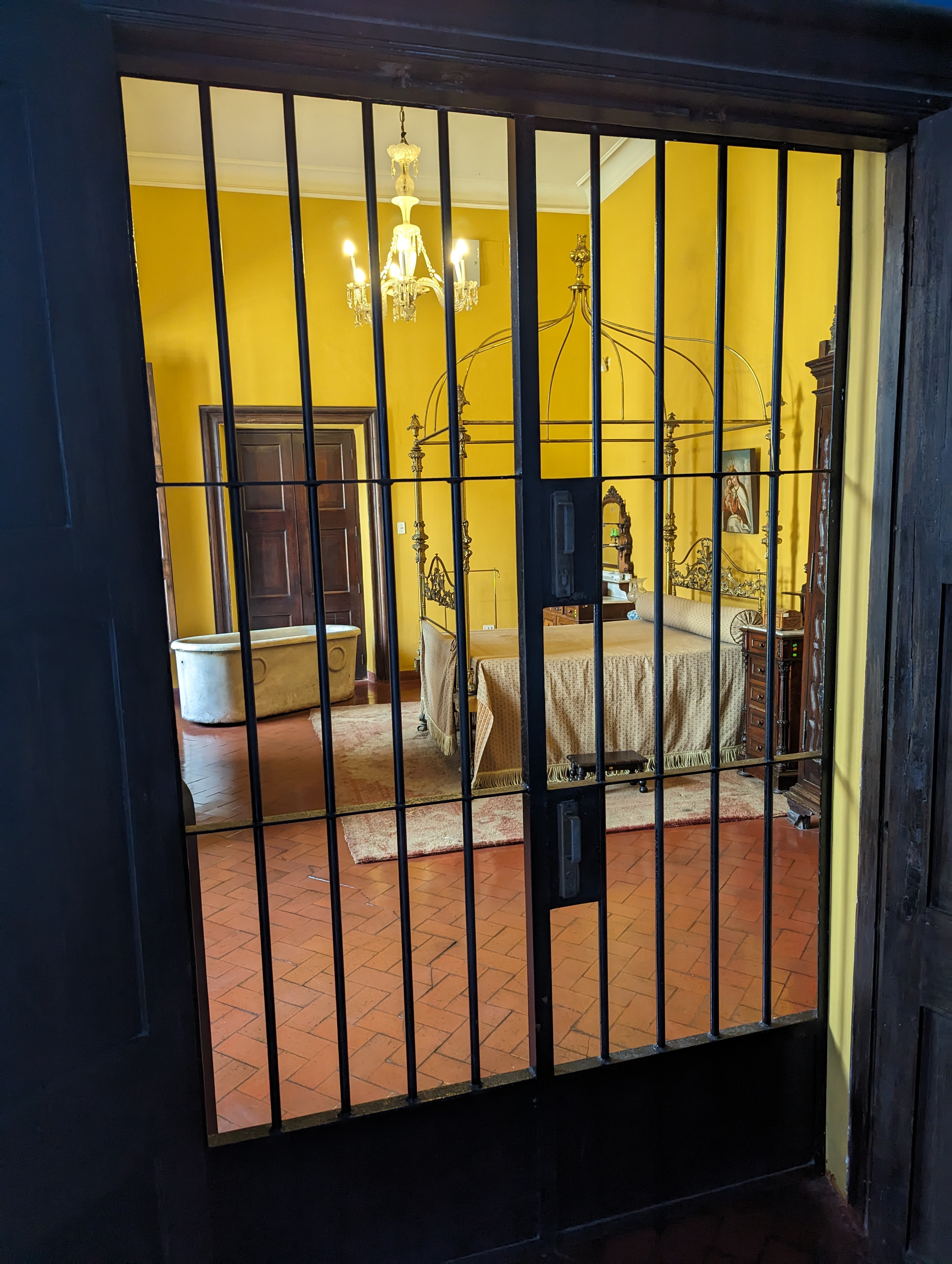The rooms are barred.