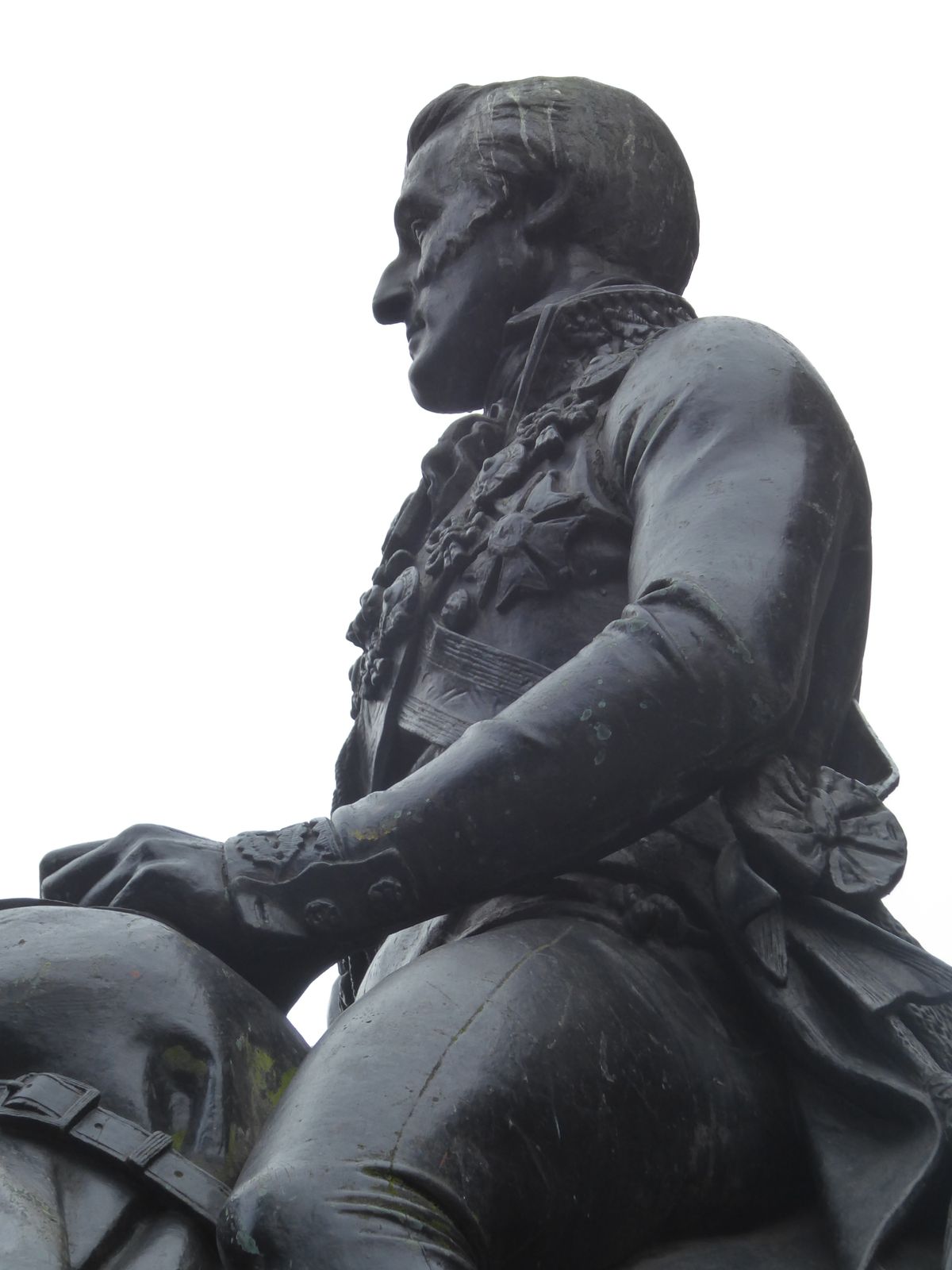I swear he's a British actor I've seen on TV a hundred times, but no, it's the Duke of Wellington as portrayed by Carlo Marochetti, our old 