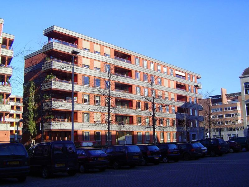 Another apartment block, the Patio Sevilla, designed by Antonio Cortiz and Antonio Cruz.
