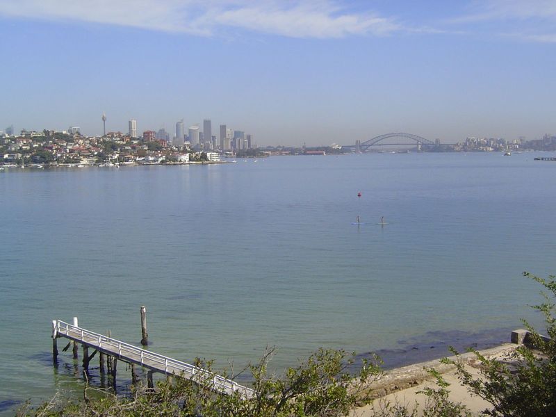 It was called Port Jackson then, Sydney Harbour now, and it's an extraordinary bay—a drowned valley or ria, much like Chesapeake and San Fra